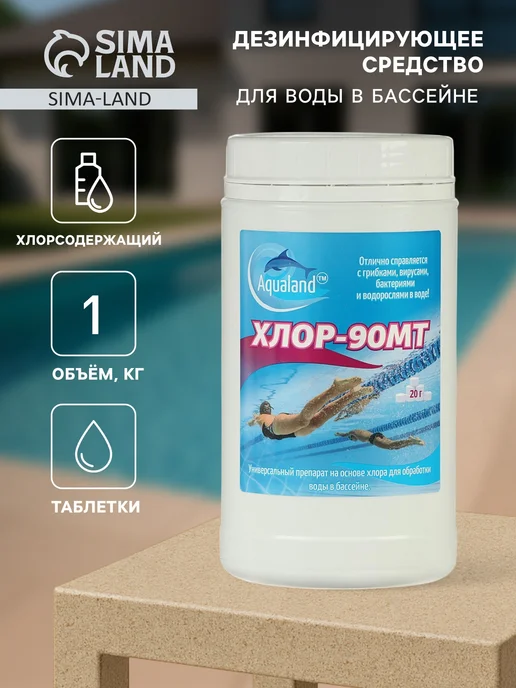 Aqualand Хлорка в таблетках, вариант