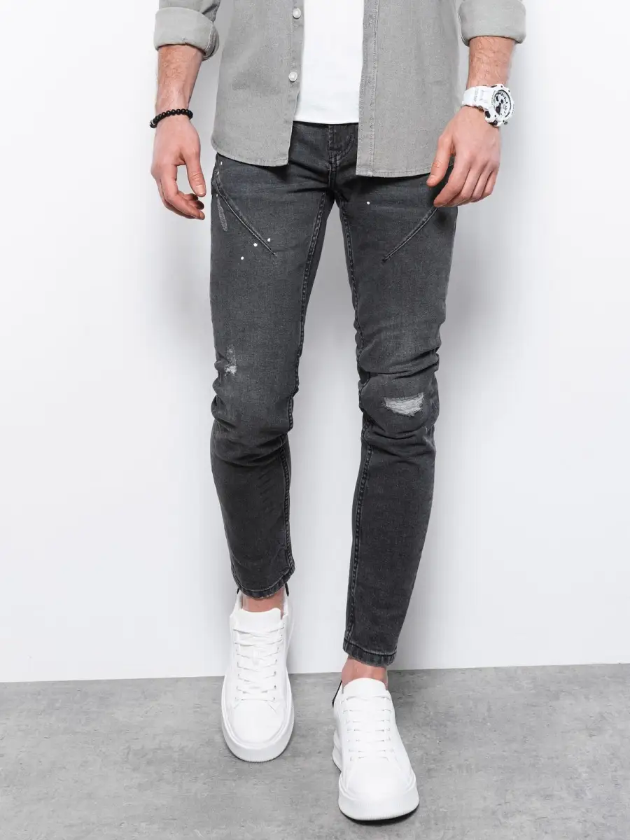 Купить джинсы мужские с рваными коленями в интернет-магазине | вторсырье-м.рф