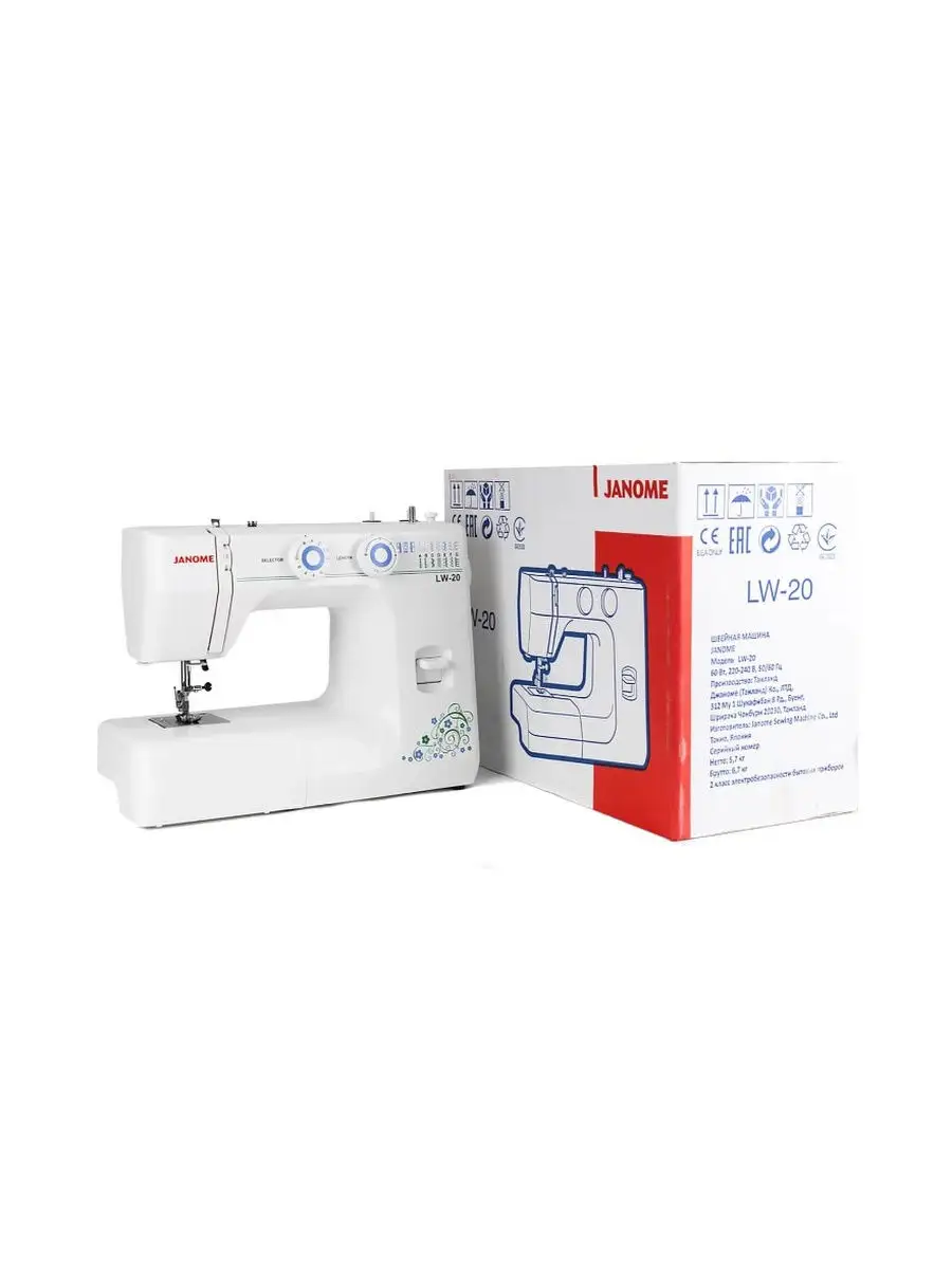 Швейная машина Janome LW-20/LW20/LW 20 Janome 30456170 купить за 11 400 ₽ в  интернет-магазине Wildberries