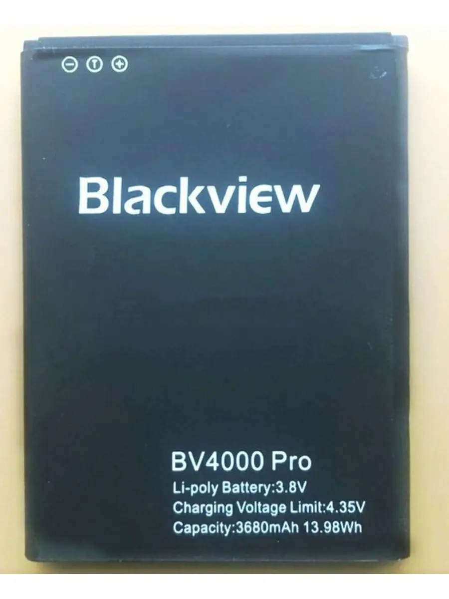 Аккумуляторная батарея 3680 mAh на телефон Blackview BV4000 Pro MyPads  30513898 купить в интернет-магазине Wildberries