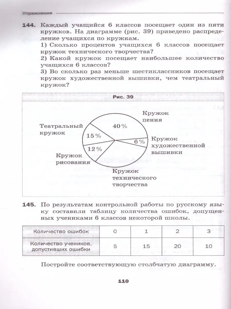 Математика 6 класс Дидактические материалы Вентана-Граф 30530169 купить в  интернет-магазине Wildberries