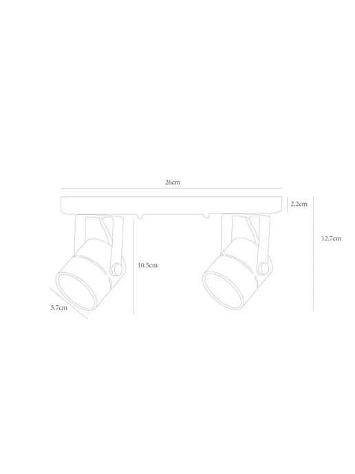 Arte Lamp Спот MIZAR A1311PL-2WH, вариант, фото 7