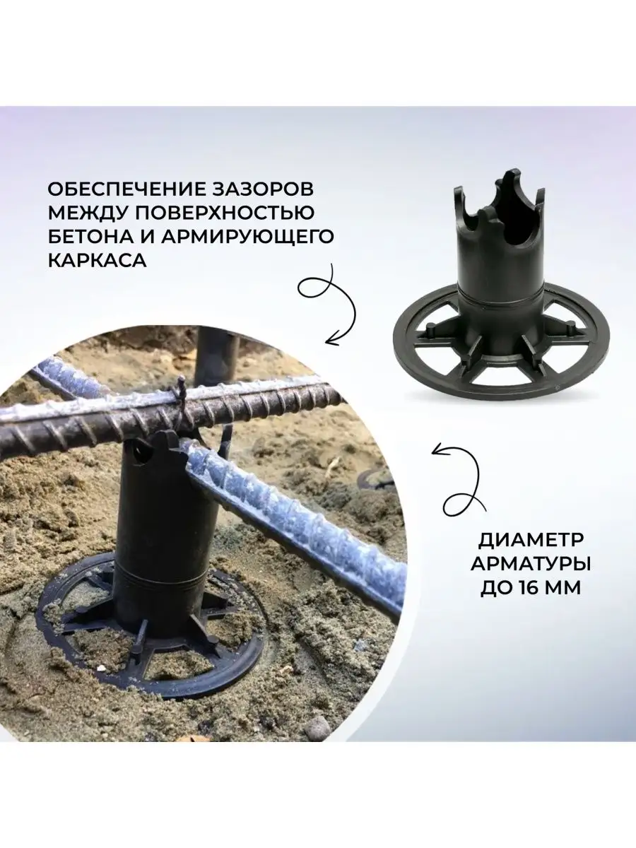 Купить фиксаторы для арматуры в Минске оптом и в розницу