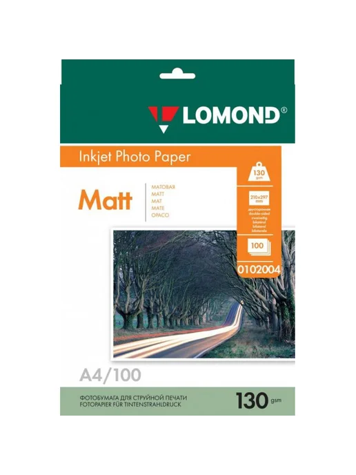 Бумага Lomond Фотобумага A4, 130 г/м², 100 листов, матовая, фото 2