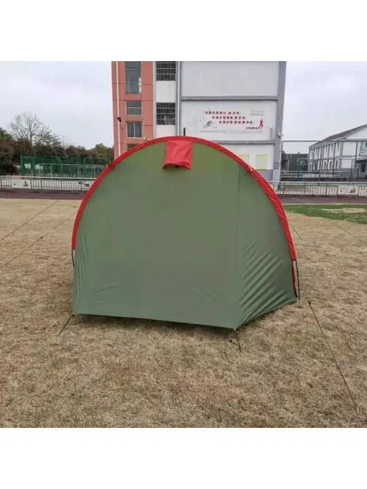 GOODSTORAGE Палатка туристическая 4-х местная с тамбуром ART1908-4, зеленый, фото 6