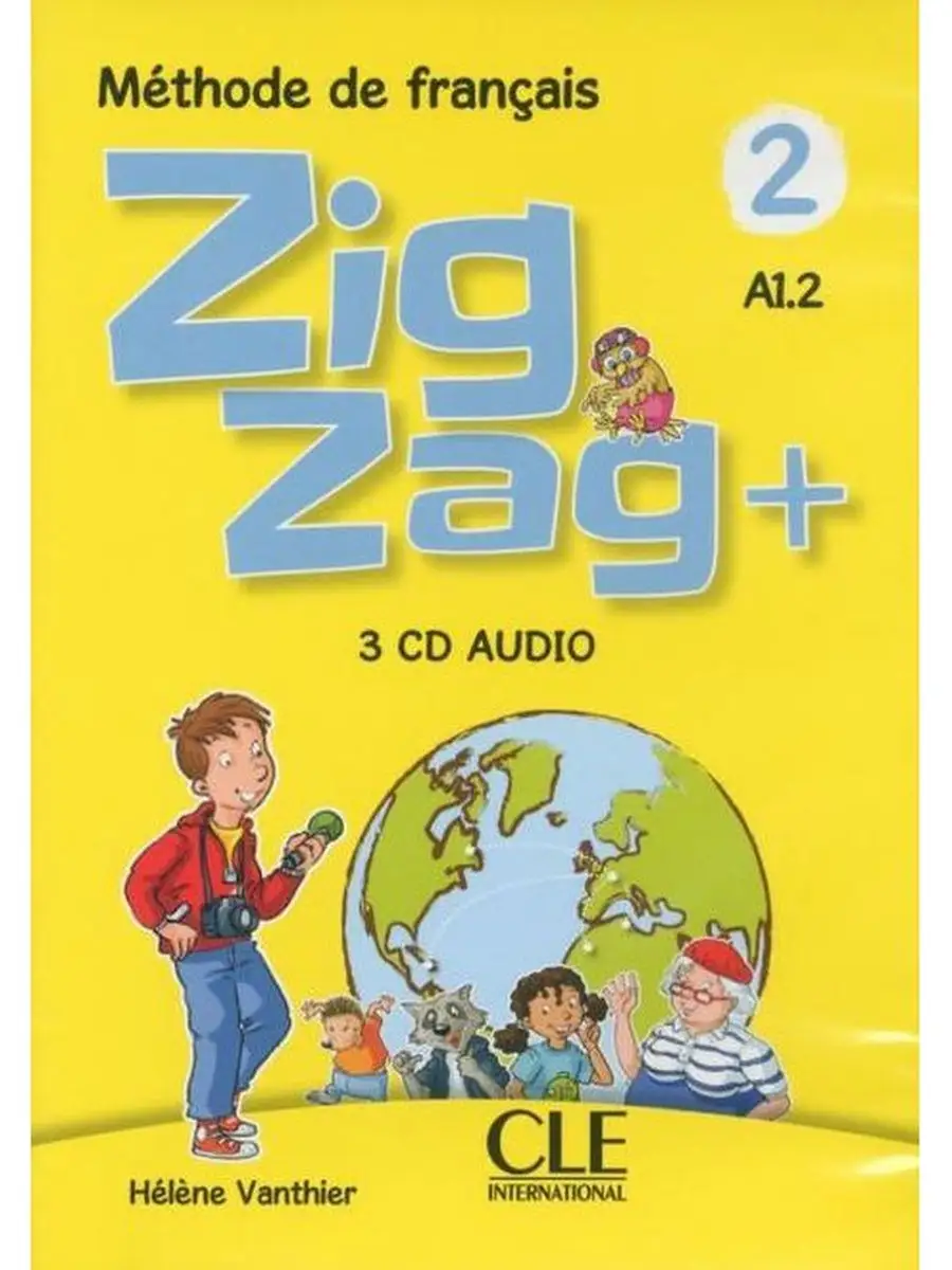 Zigzag Plus 2 A1.2 CD audio collectif Cle International 31012605 купить в  интернет-магазине Wildberries