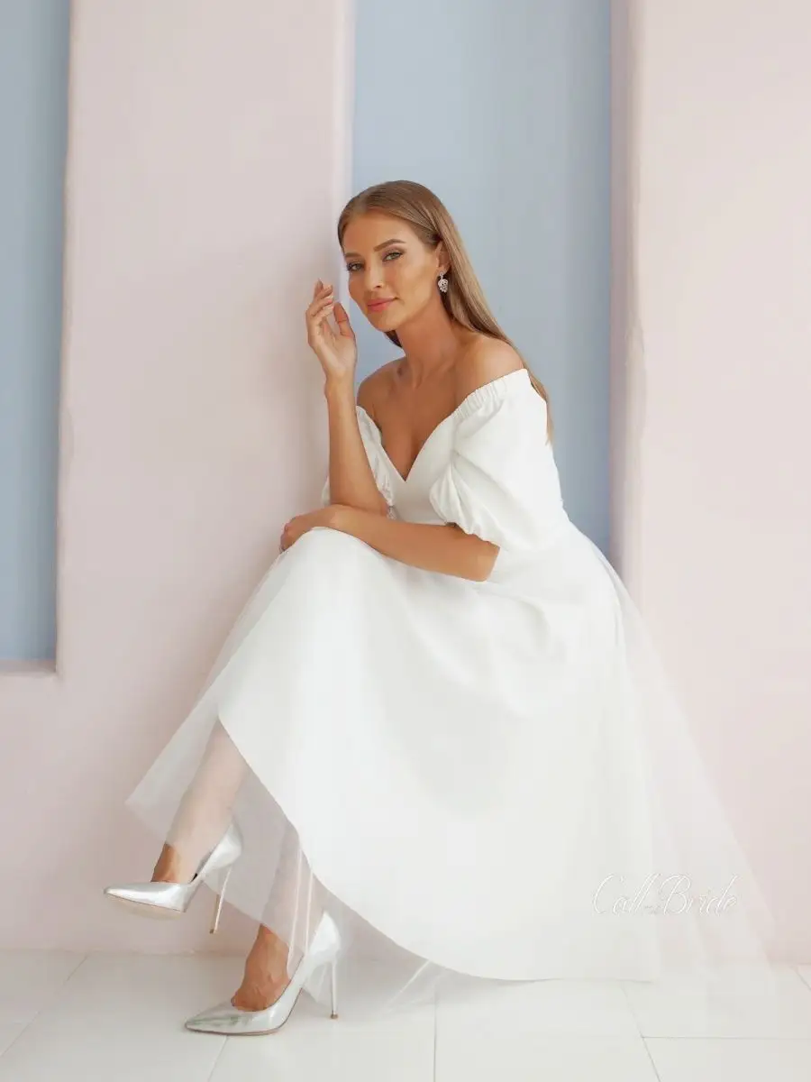 Свадебное вечернее праздничное платье Call me bride 31078912 купить за 5  355 ₽ в интернет-магазине Wildberries