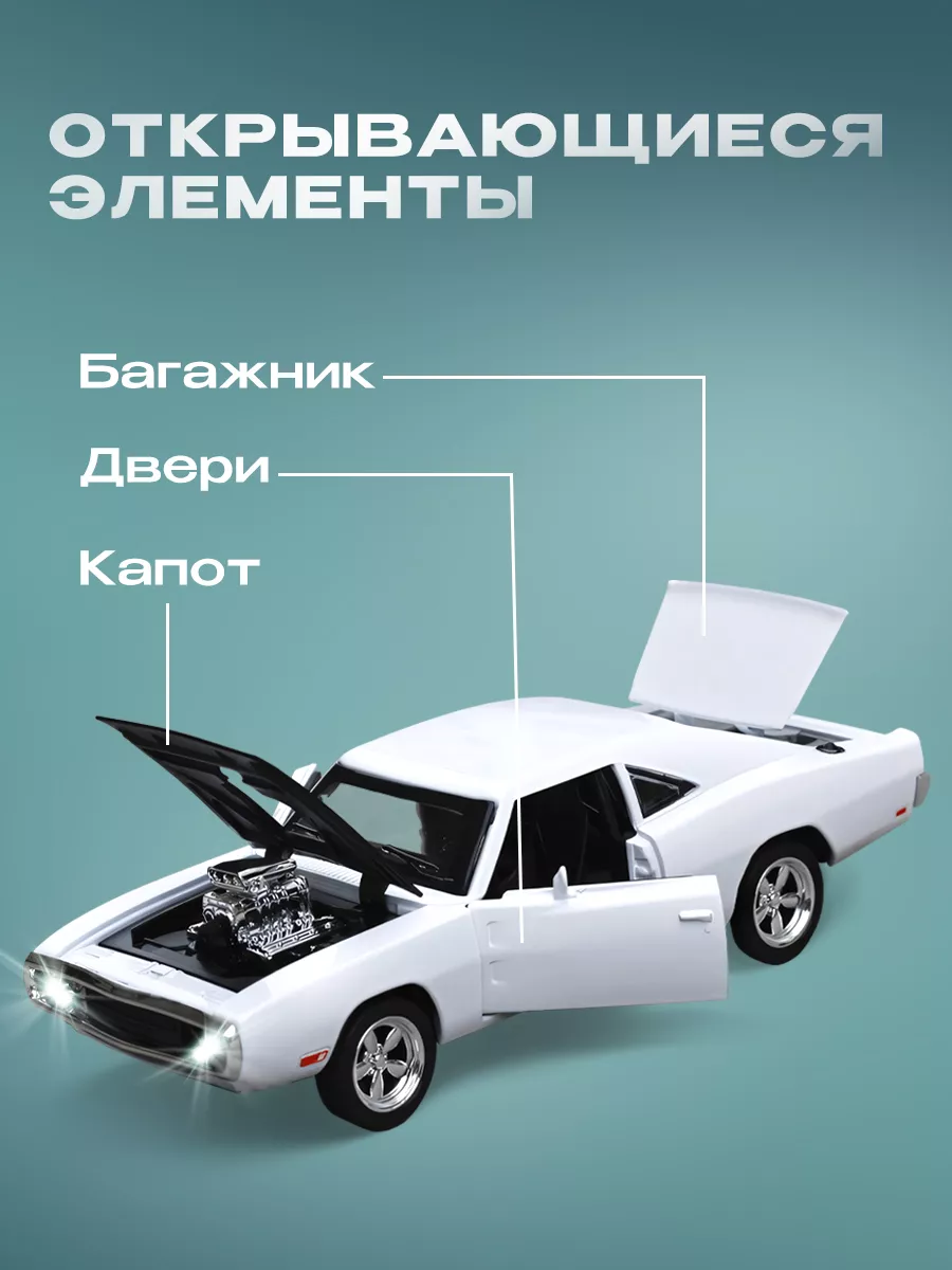 Модель машины Додж Charger WiMi 31197161 купить за 1 004 ₽ в  интернет-магазине Wildberries