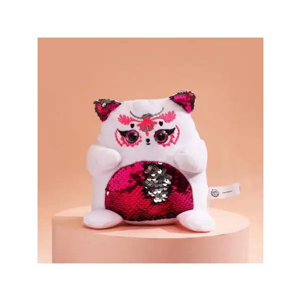 Мягкая игрушка с пайетками "Котик"