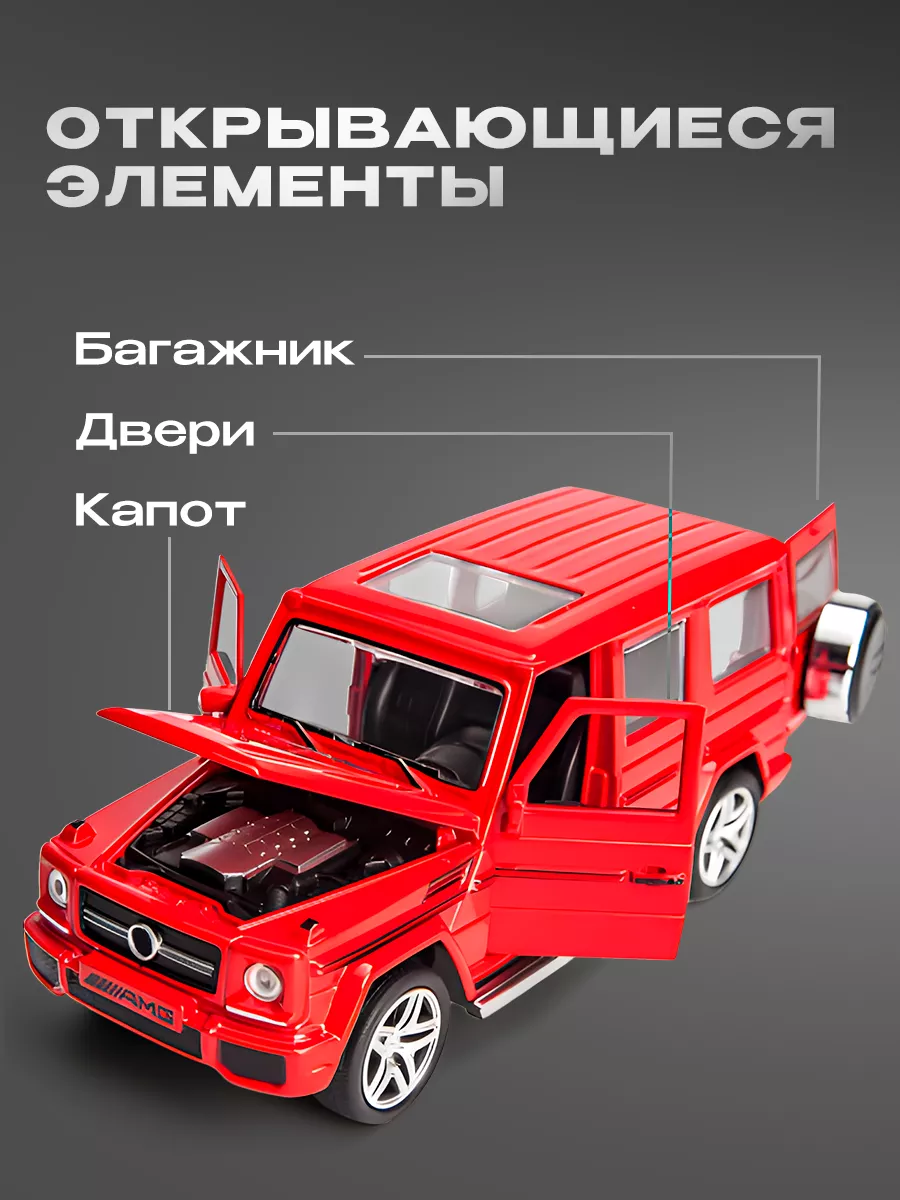 Модель машины Mercedes-Benz G WiMi 31207407 купить за 916 ₽ в  интернет-магазине Wildberries