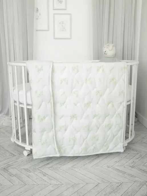 Tessolo Home Одеяло детское для новорожденных 105х140 бамбук всесезонное, 105x140, фото 4