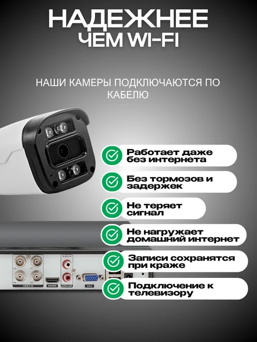 Ucam Система видеонаблюдения для дачи 4 камеры с 4G, 4 г, фото 3