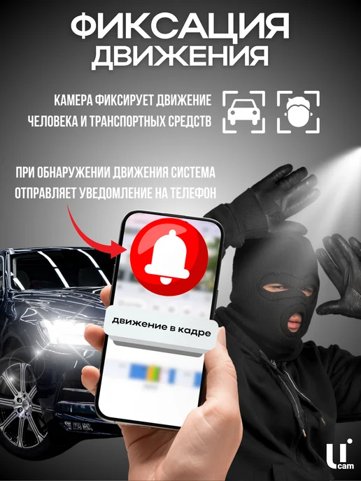 Ucam Система видеонаблюдения для дачи 4 камеры с 4G, 4 г, фото 4