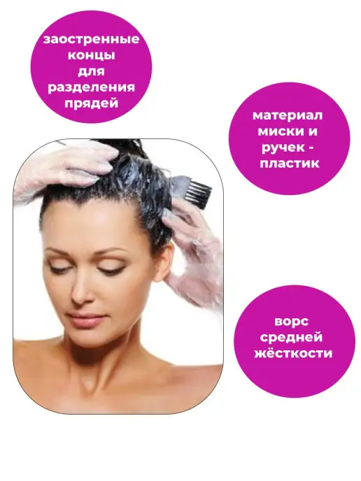 LINVER Набор для окрашивания волос, черный, фото 5