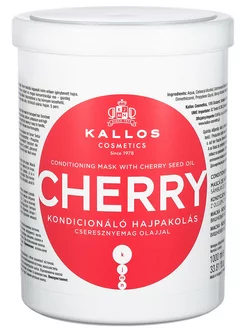 Cherry Маска для поврежденных волос, 1л. Kallos Cosmetics 31277205 купить за 516 ₽ в интернет-магазине Wildberries