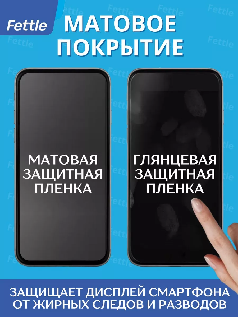 Матовая защитная пленка для Samsung A51 - A52 - A53 - M31S Fettle 31288464  купить за 158 ₽ в интернет-магазине Wildberries