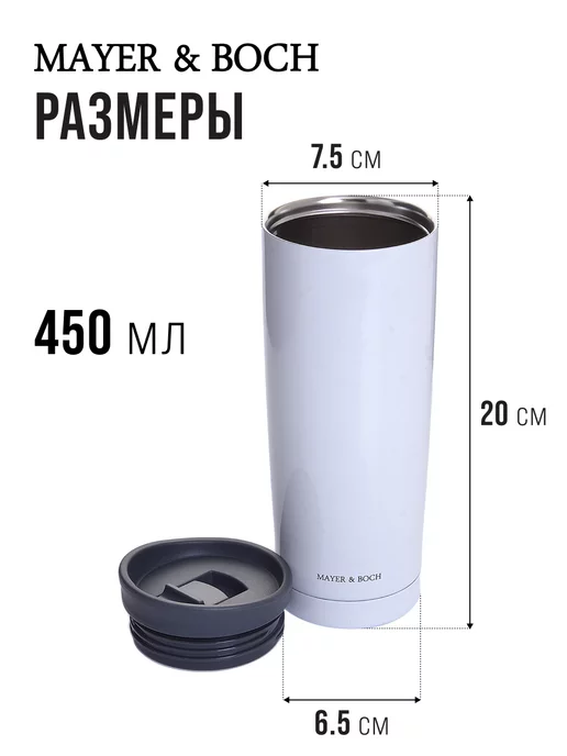 Термокружка 450 мл - фото 9