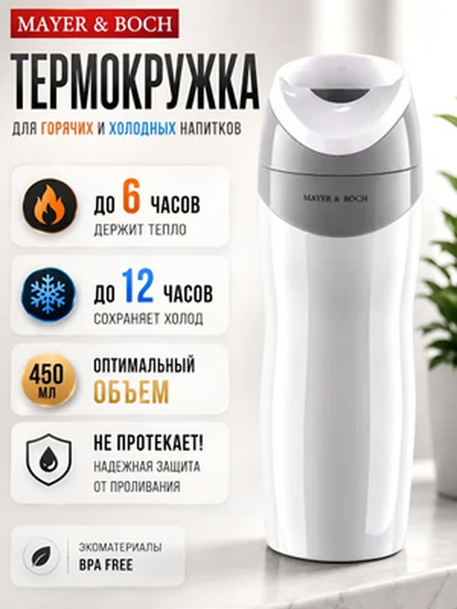 Термокружка 450 мл - фото 20