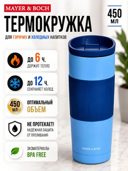 Термокружка 450 мл - фото 22