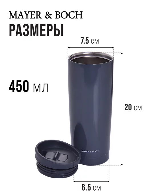 Термокружка 450 мл - фото 9