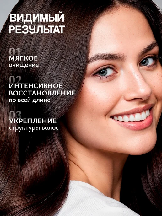 Kallos Cosmetics Кератин Шампунь для восстановления волос, 1л, 1 л, фото 2