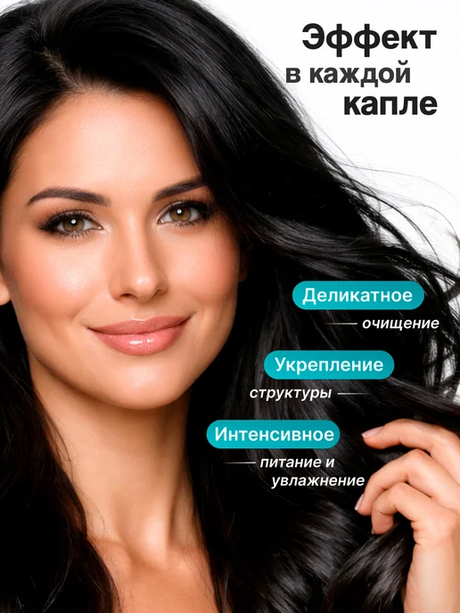Kallos Cosmetics Интенсивно питательный шампунь для укрепления волос, 1л, 1 л, фото 3