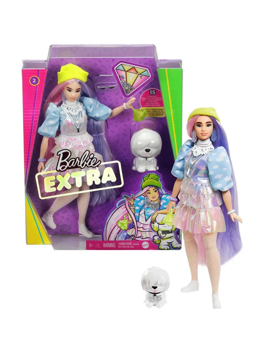 Кукла Barbie extra / Барби Экстра азиатка в шапочке Barbie 31375925 купить  в интернет-магазине Wildberries