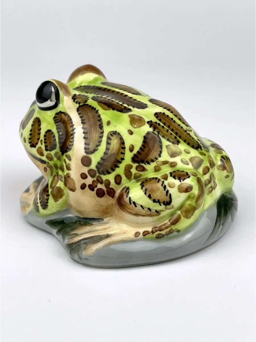 Фарфоровая фигурка лягушка Рогатка Ceramic Fauna 31377673 купить в  интернет-магазине Wildberries