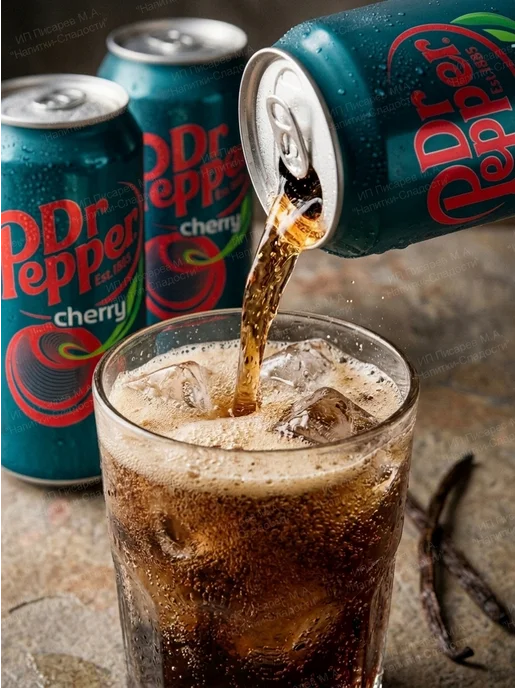 Dr.Pepper Напиток газированный DrPepper Cherry, 6 банок, 330 мл, фото 2