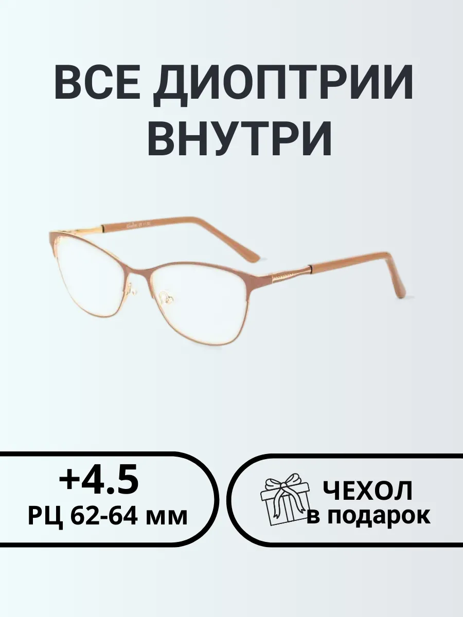 Очки для зрения женские кошачий глаз