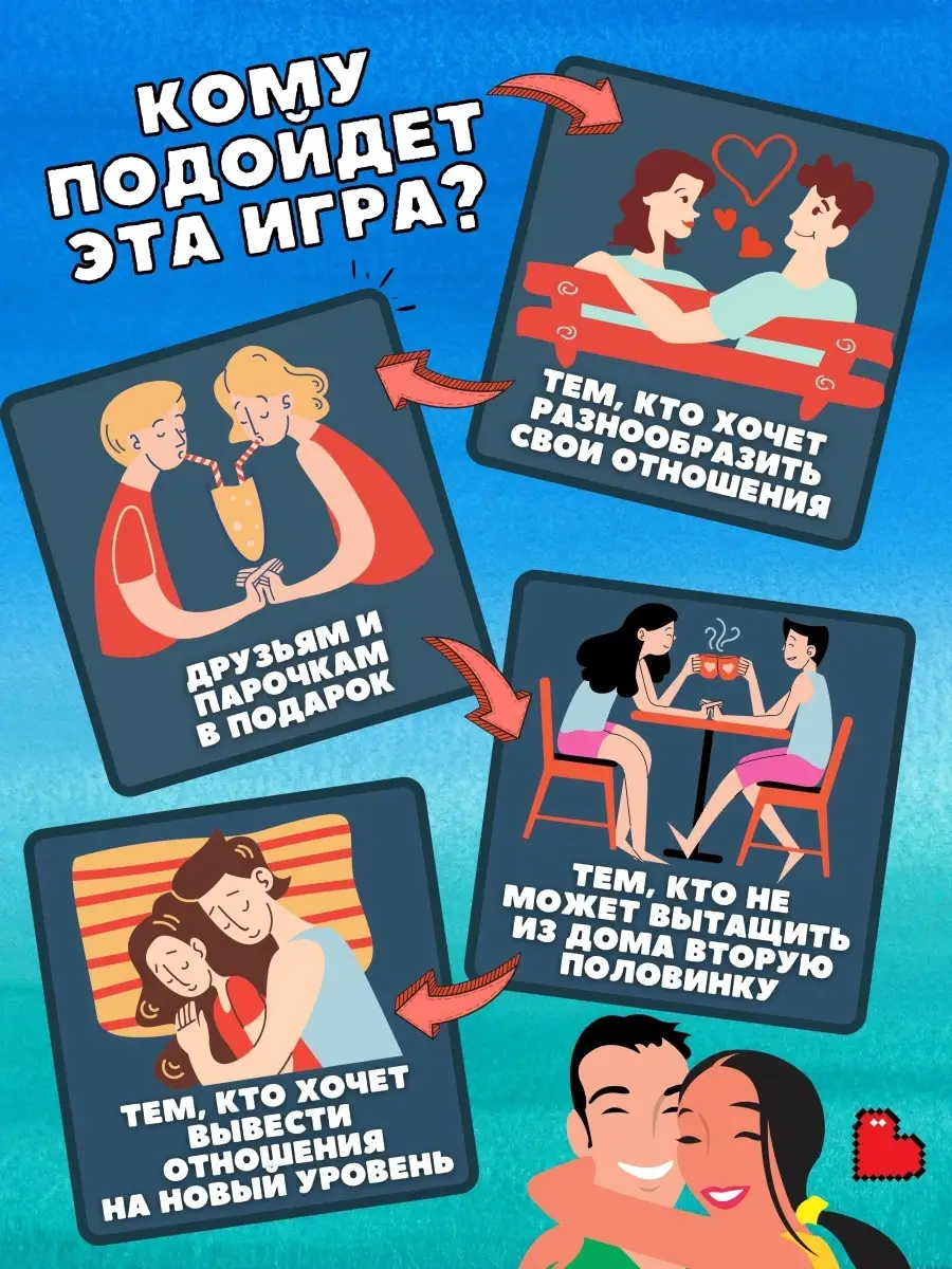 Плакат свиданий, игра для пар 18+ Путеводитель 31975866 купить за 380 ₽ в  интернет-магазине Wildberries