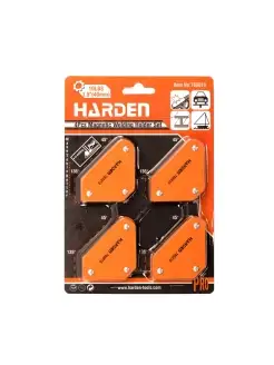 HARDEN Набор из 4 сварочных магнитов 72 х 43 мм
