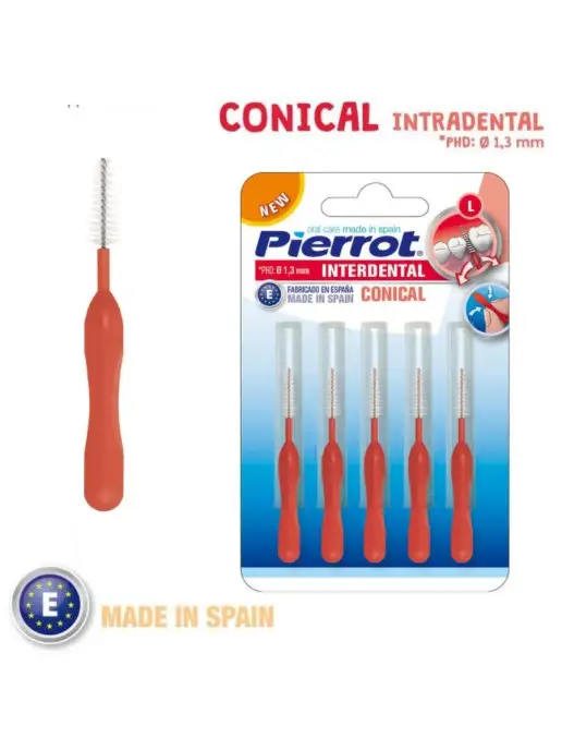 PIERROT Межзубные ёршики Conical Interdental (1.3 мм) 5 шт, 5 шт