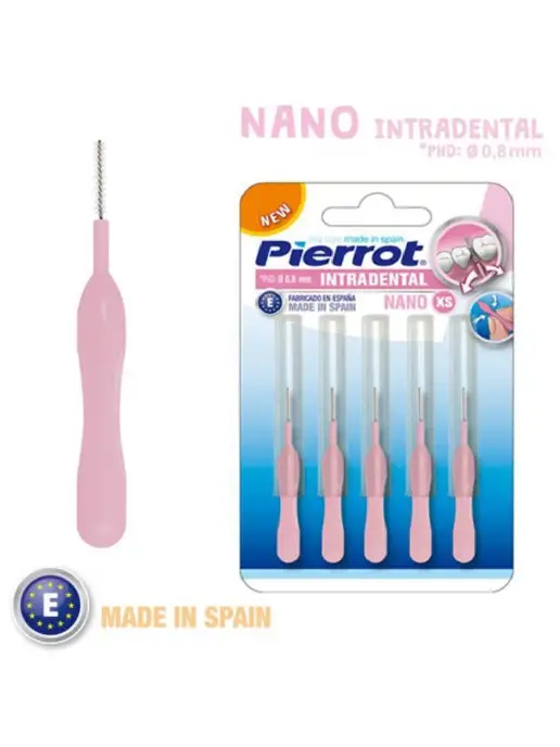 PIERROT Межзубные ёршики Nano Interdental (0.8 мм) 5 шт, 5 шт