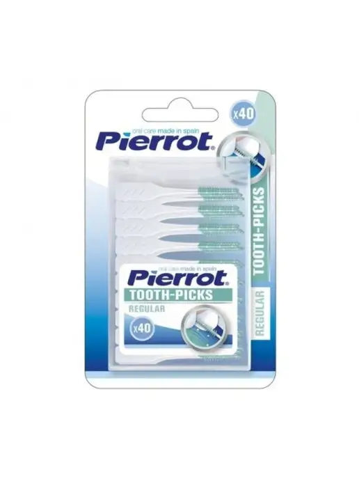 Pierrot Oral Care Межзубные зубочистки-ершики Pierrot Toothpicks (40 ШТУК), вариант, фото 2