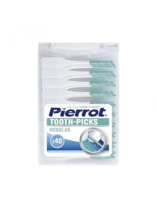 Pierrot Oral Care Межзубные зубочистки-ершики Pierrot Toothpicks (40 ШТУК), вариант, фото 3