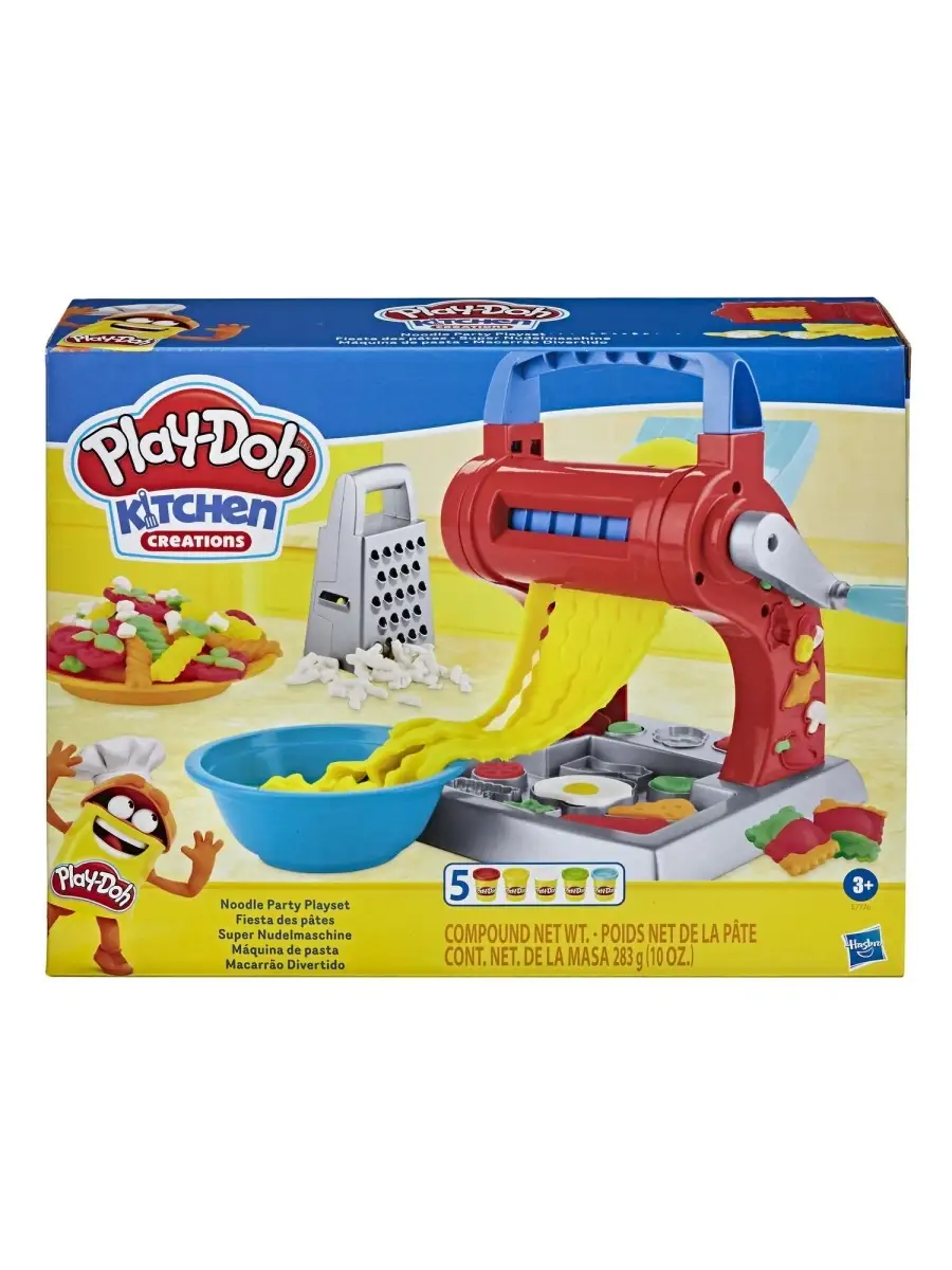 Набор игровой Плей-до Машинка для лапши PLAY-DOH E7776 Hasbro 32288613  купить за 1 984 ₽ в интернет-магазине Wildberries