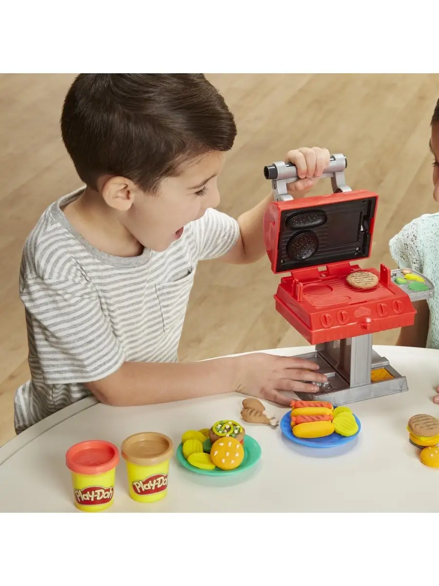 Набор игровой Плей-до Гриль барбекю PLAY-DOH F0652 Hasbro 32288656 купить за  1 717 ₽ в интернет-магазине Wildberries