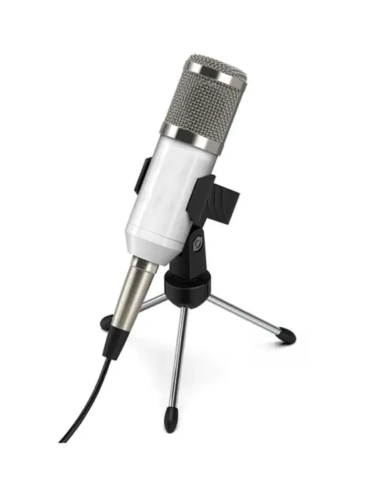 Pantogroff Конденсаторный микрофон, USB адаптер, тренога, ветрозащита, белый, фото 8