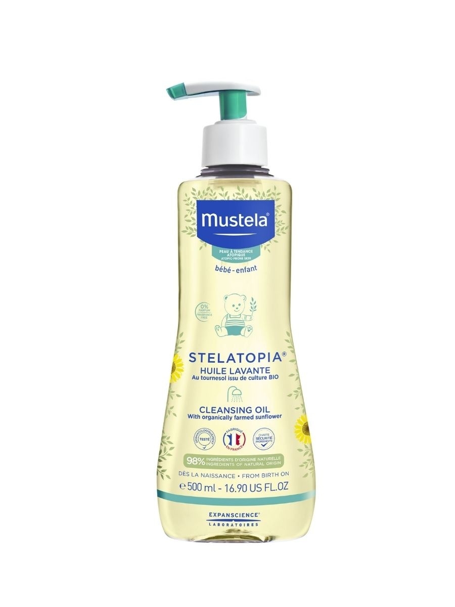 Мустела Стелатопия очищающий гель для купания, мл (Mustela, Stelatopia)