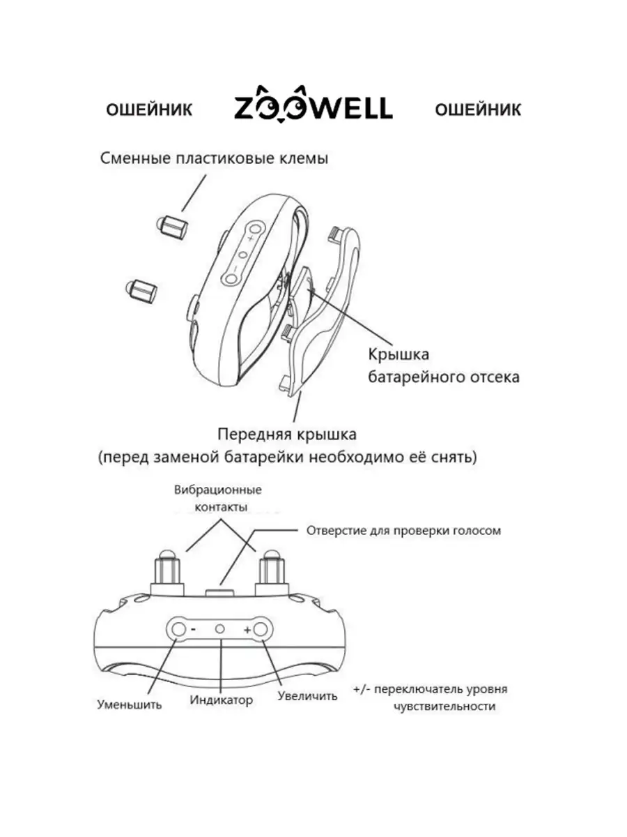 Ошейник для собак антилай гуманный Zoowell 32332896 купить за 992 ₽ в  интернет-магазине Wildberries