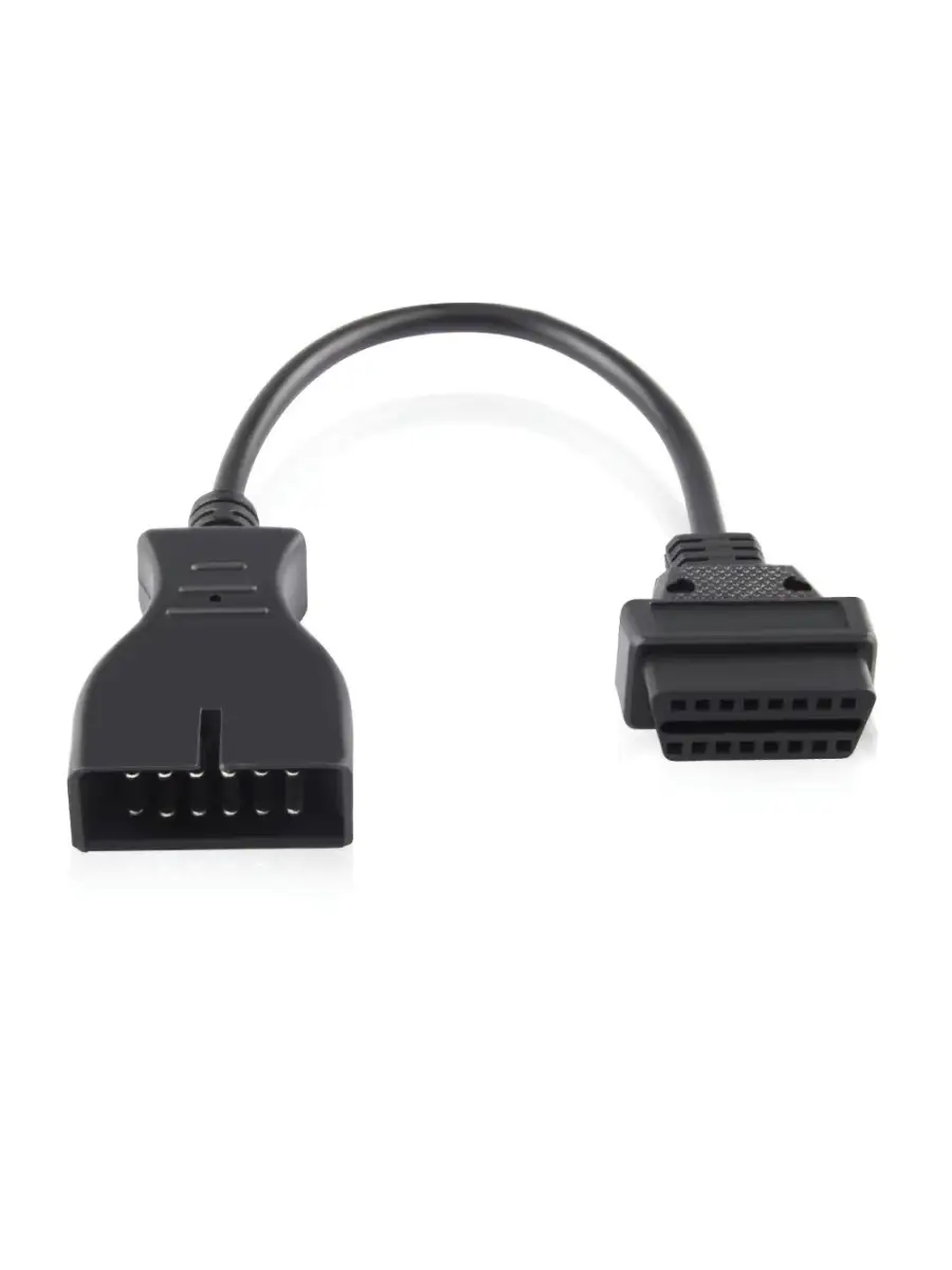 Переходник GM 12 pin obd2 для ваз daewoo газ gm 1.5v ELM 327 32335406  купить за 471 ₽ в интернет-магазине Wildberries