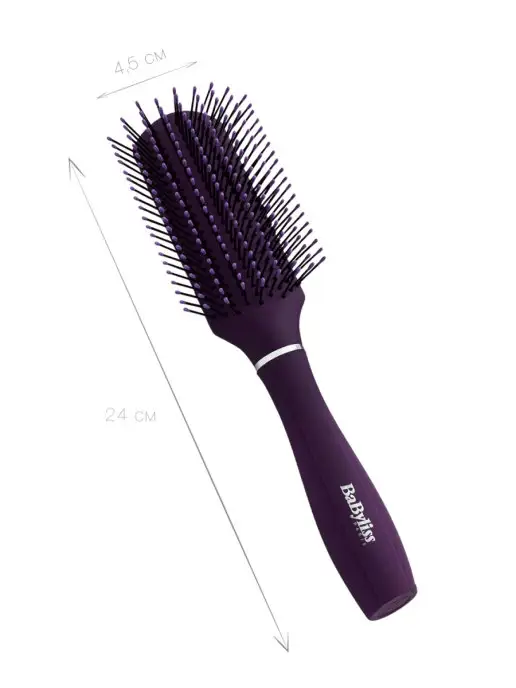 babyliss Щетка расческа для выпрямления волос, фиолетовый, фото 3