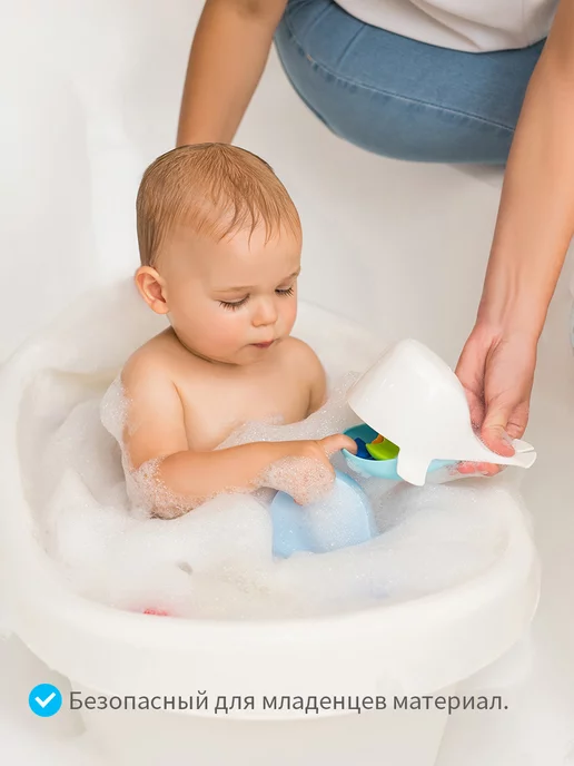 Babyono Игрушка для купания, голубой, фото 3