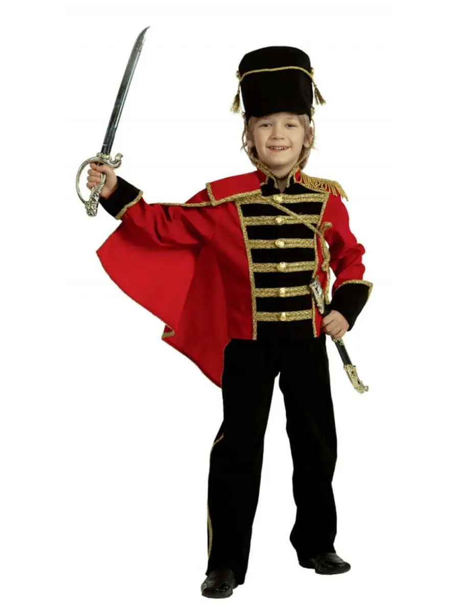 Карнавальный костюм гусара для мальчика своими руками
