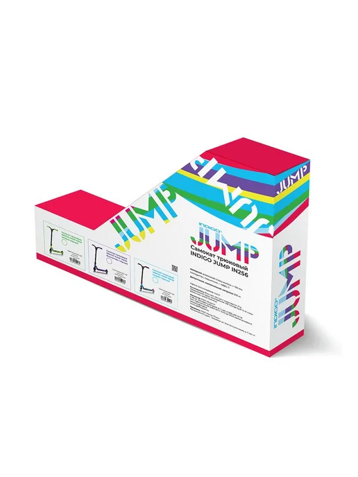 INDIGO Sport Самокат трюковый двухколесный INDIGO JUMP, черный, фото 5