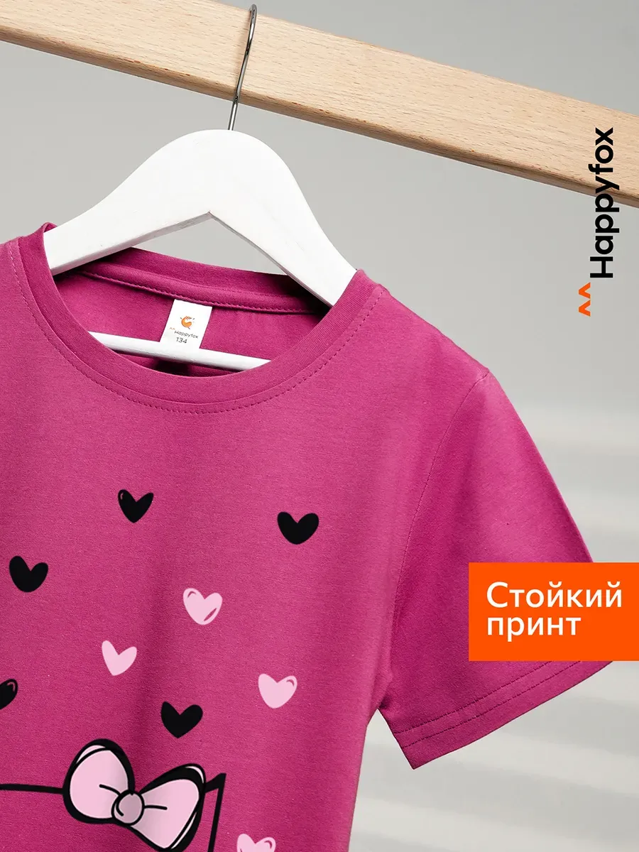 Футболка с принтом детская хлопковая