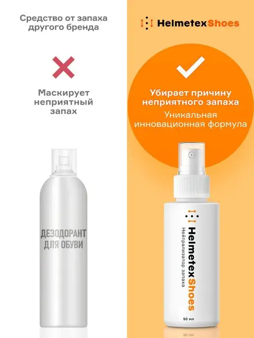 Helmetex Дезодорант для обуви от запаха, 50 мл, фото 7