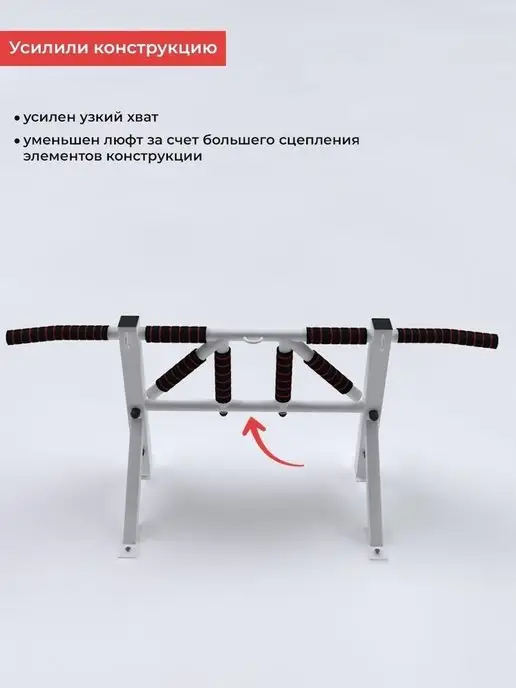 Barfits Турник настенный усиленный нагрузка до 250кг Агат 2.0, 250 кг, фото 5