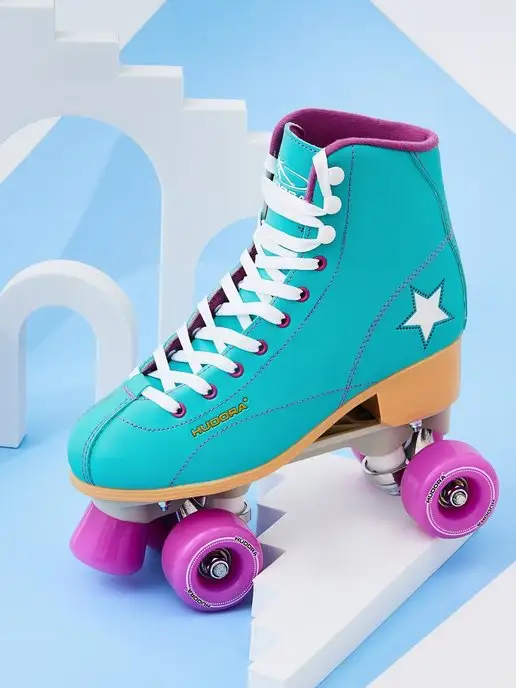 Hudora Роликовые коньки квады Disco green, зеленый, фото 6